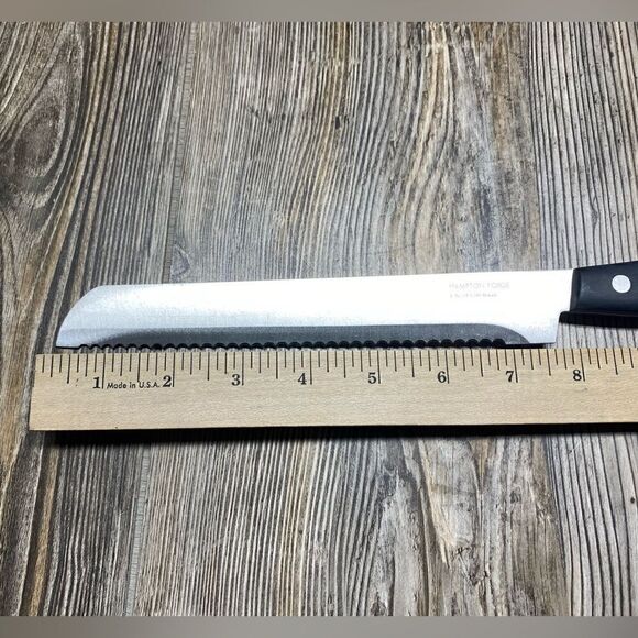 Hampton Forge 8 Inch Blade Kitchen Bread Knife Mirage Superior Steel No Stain - Picture 8 of 8